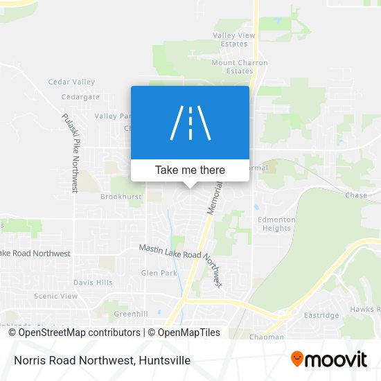 Mapa de Norris Road Northwest