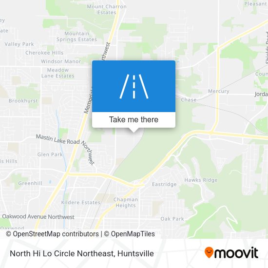 Mapa de North Hi Lo Circle Northeast