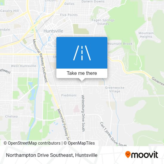 Northampton Drive Southeast map