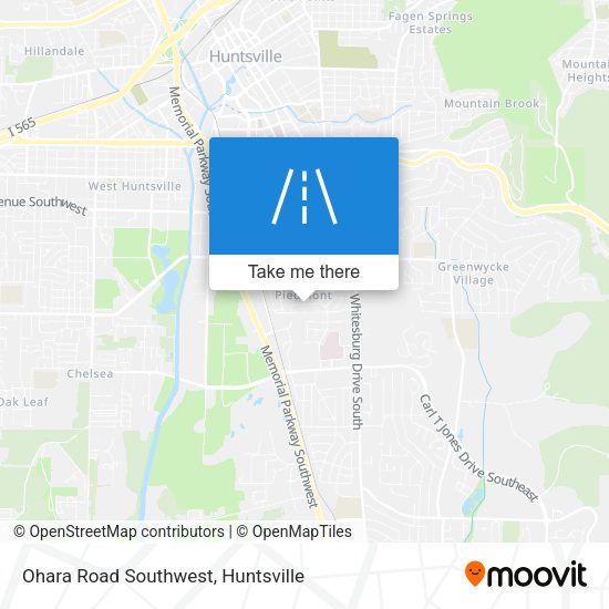 Mapa de Ohara Road Southwest