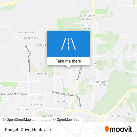 Padgett Drive map