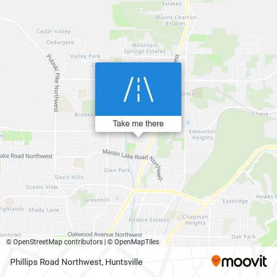 Mapa de Phillips Road Northwest