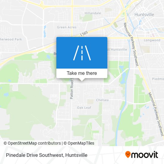 Mapa de Pinedale Drive Southwest