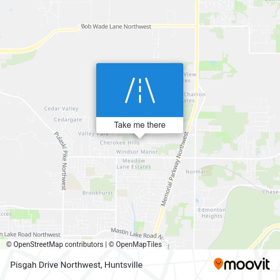 Mapa de Pisgah Drive Northwest