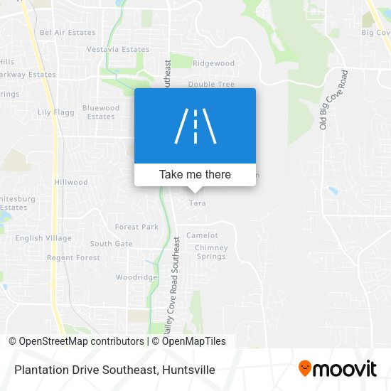 Mapa de Plantation Drive Southeast