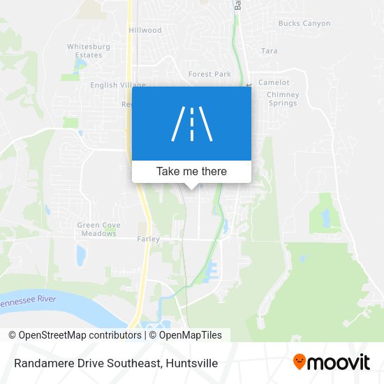 Mapa de Randamere Drive Southeast