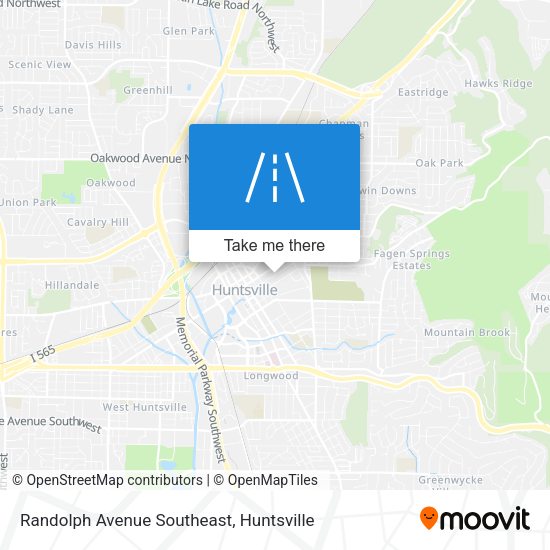 Randolph Avenue Southeast map