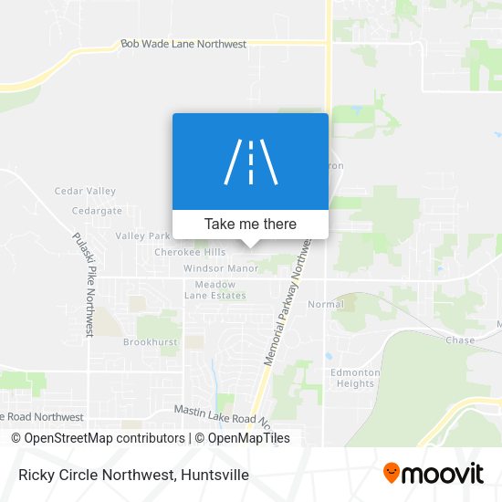 Ricky Circle Northwest map