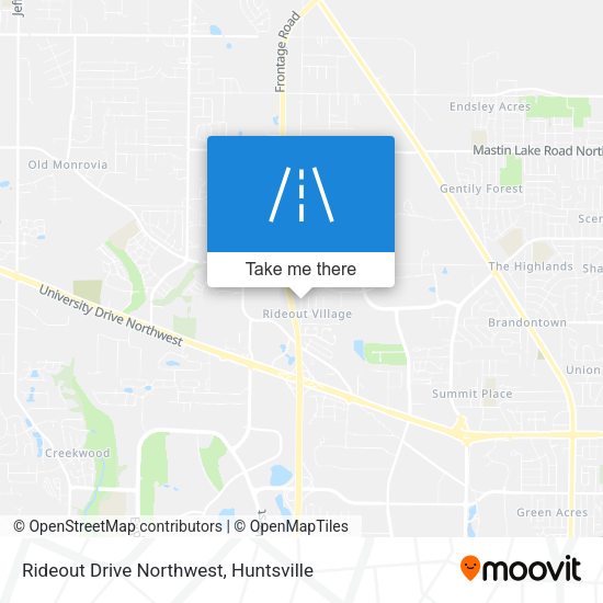 Mapa de Rideout Drive Northwest