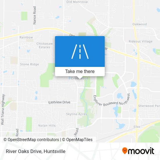 Mapa de River Oaks Drive
