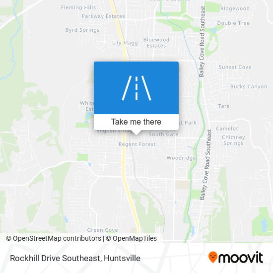 Mapa de Rockhill Drive Southeast