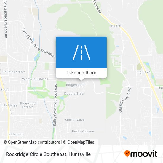 Rockridge Circle Southeast map