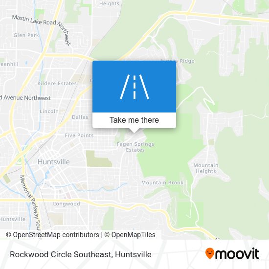 Rockwood Circle Southeast map