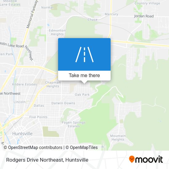 Mapa de Rodgers Drive Northeast