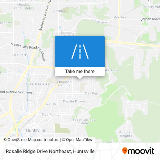 Mapa de Rosalie Ridge Drive Northeast