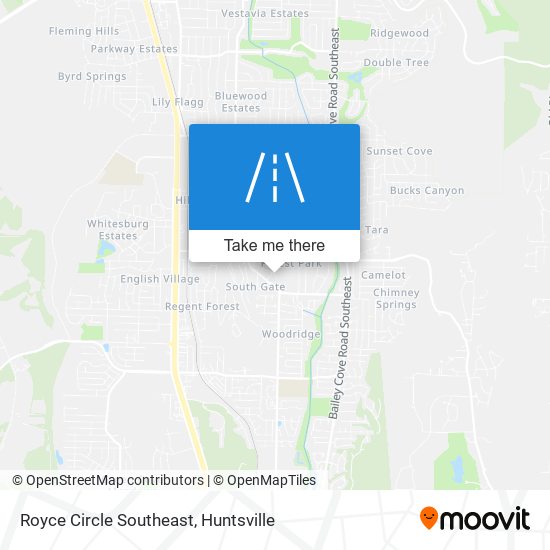 Mapa de Royce Circle Southeast