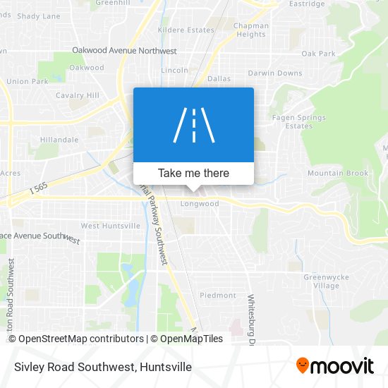 Mapa de Sivley Road Southwest