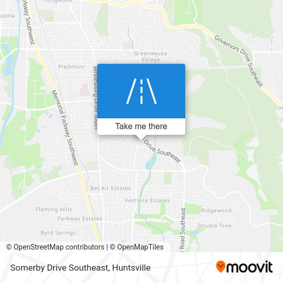 Somerby Drive Southeast map