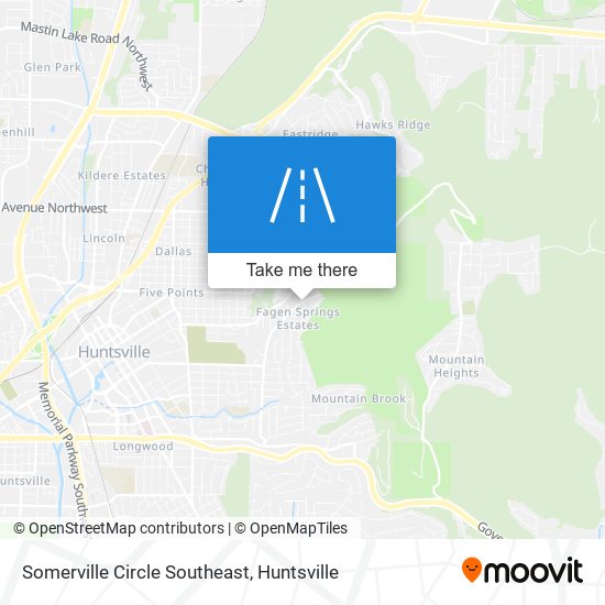 Mapa de Somerville Circle Southeast