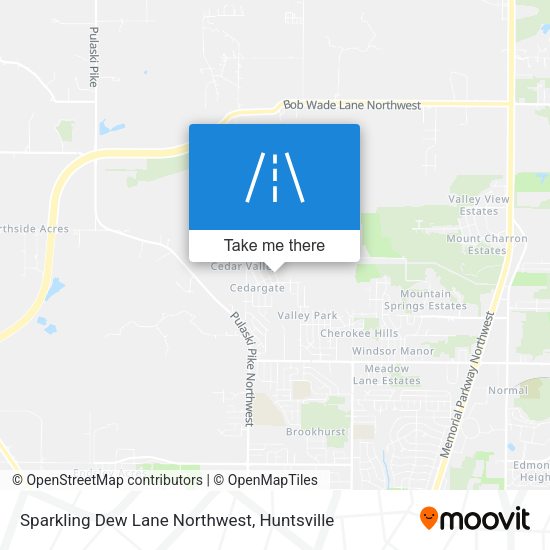 Mapa de Sparkling Dew Lane Northwest