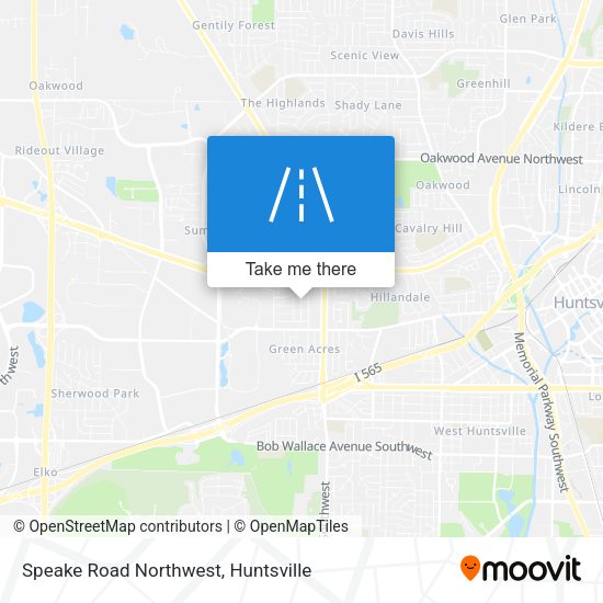 Mapa de Speake Road Northwest