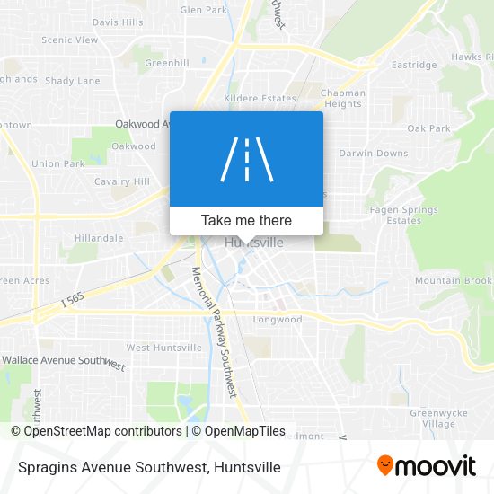 Mapa de Spragins Avenue Southwest