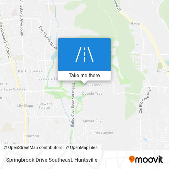 Springbrook Drive Southeast map