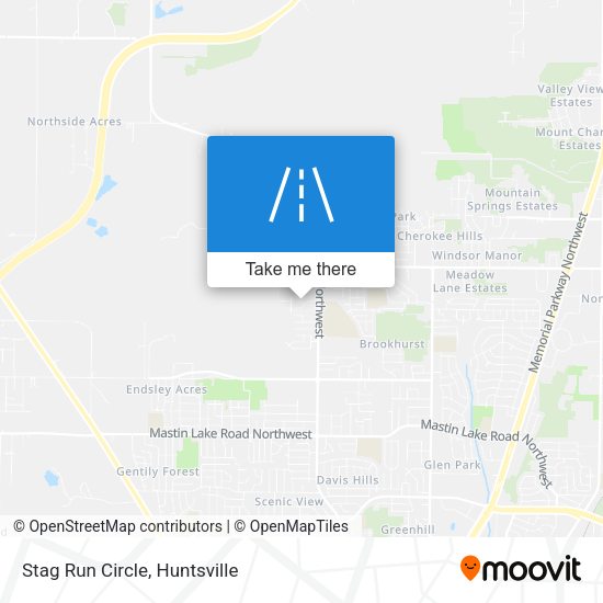 Stag Run Circle map