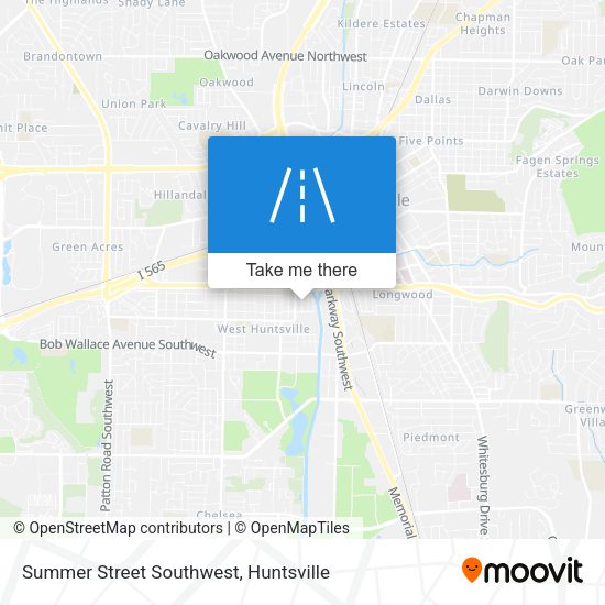 Summer Street Southwest map