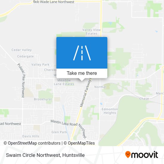 Mapa de Swaim Circle Northwest