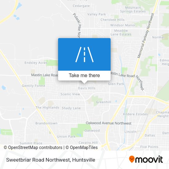 Mapa de Sweetbriar Road Northwest