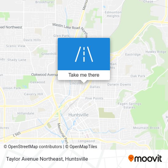 Mapa de Taylor Avenue Northeast