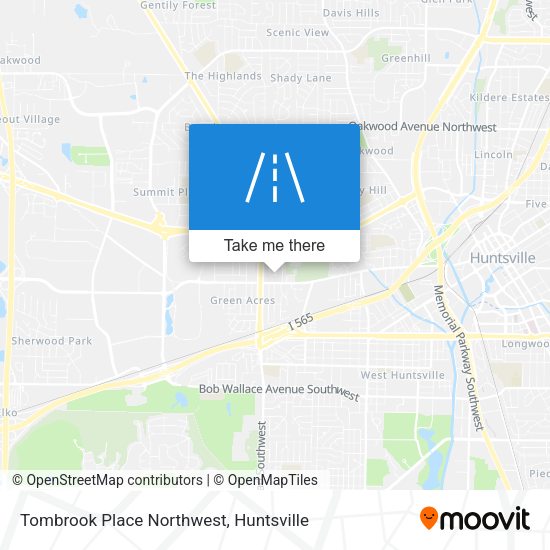 Tombrook Place Northwest map