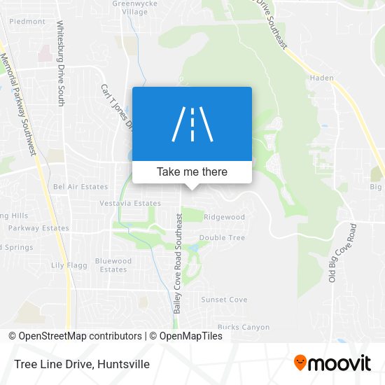 Mapa de Tree Line Drive
