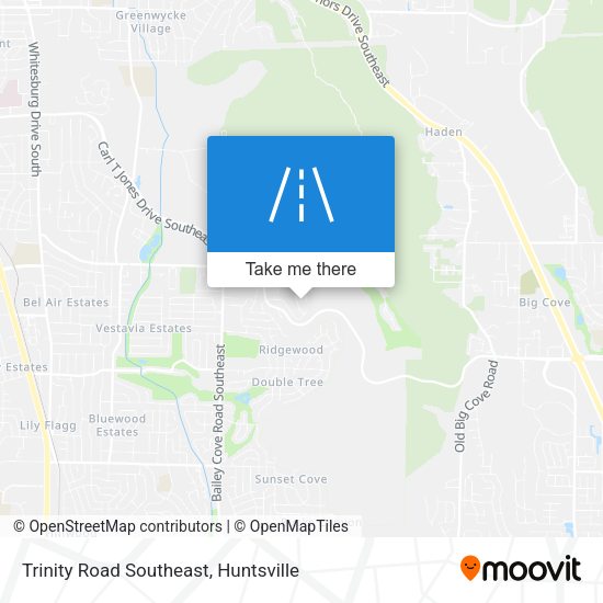 Mapa de Trinity Road Southeast