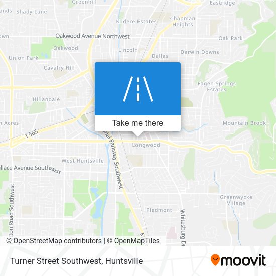 Turner Street Southwest map