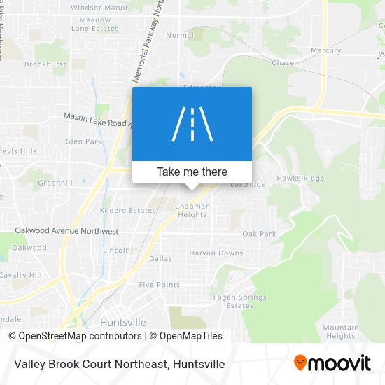 Valley Brook Court Northeast map