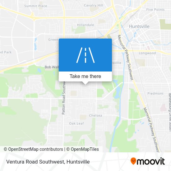 Ventura Road Southwest map