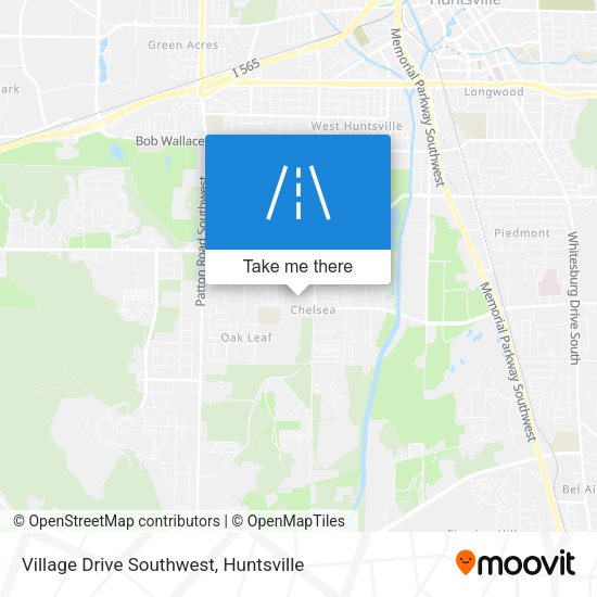 Village Drive Southwest map