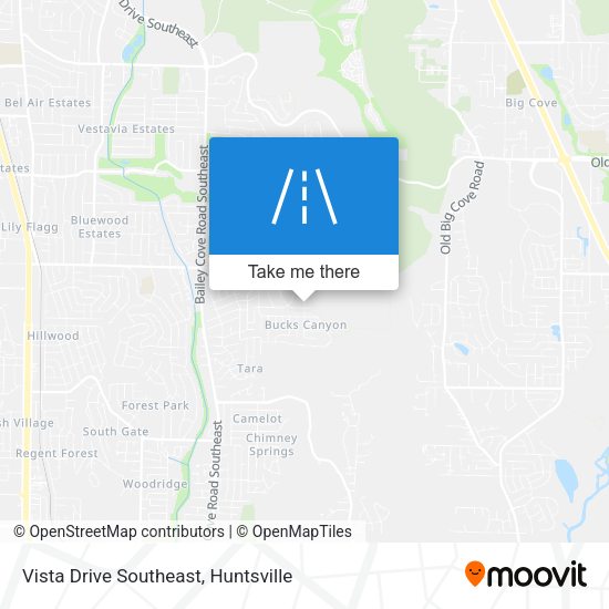 Vista Drive Southeast map