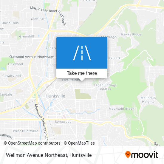Mapa de Wellman Avenue Northeast