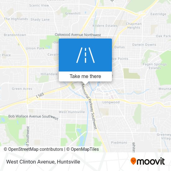 Mapa de West Clinton Avenue