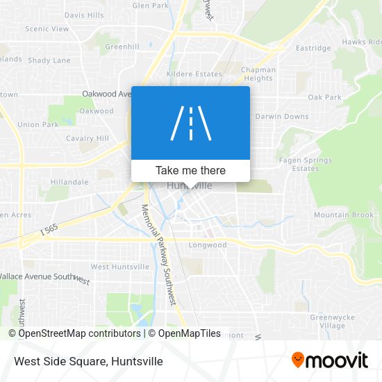 Mapa de West Side Square