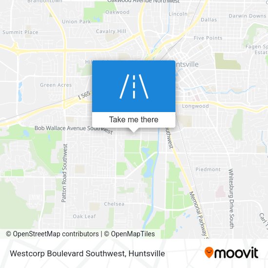 Westcorp Boulevard Southwest map