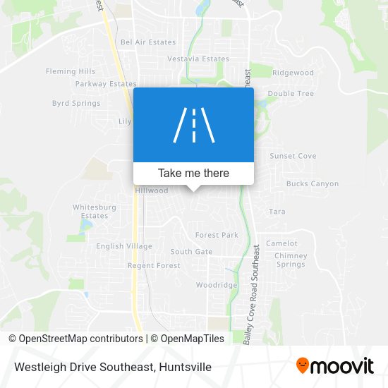 Westleigh Drive Southeast map