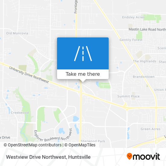 Westview Drive Northwest map