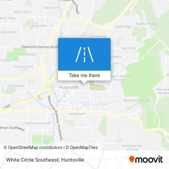 Mapa de White Circle Southeast