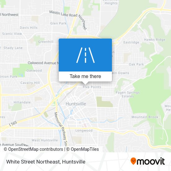 Mapa de White Street Northeast