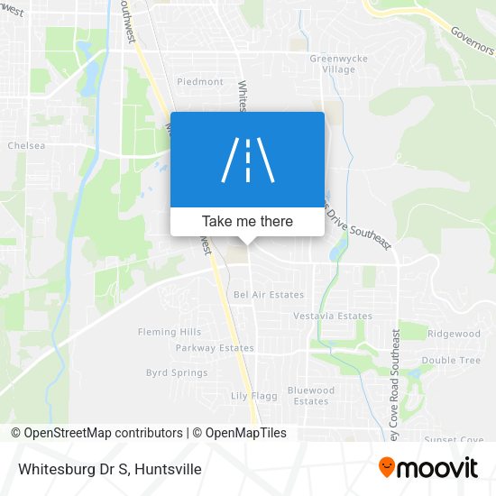 Whitesburg Dr S map
