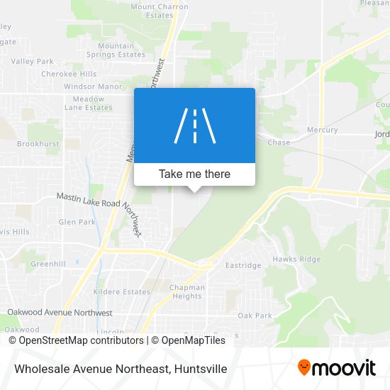 Wholesale Avenue Northeast map